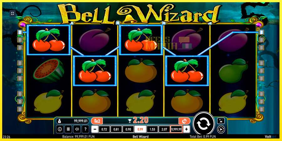 Riktiga pengar med en spelautomat Bell Wizard, bild 5