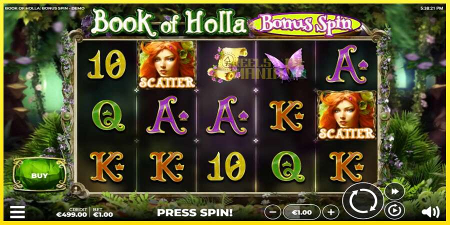 Riktiga pengar med en spelautomat Book of Holla: Bonus Spin, bild 2