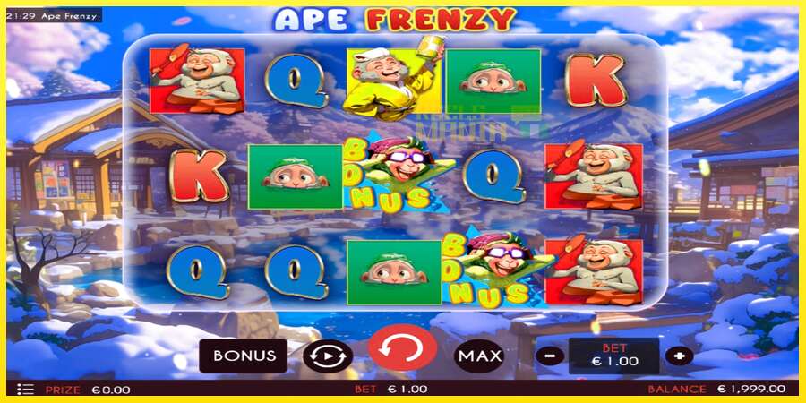 Riktiga pengar med en spelautomat Ape Frenzy, bild 2