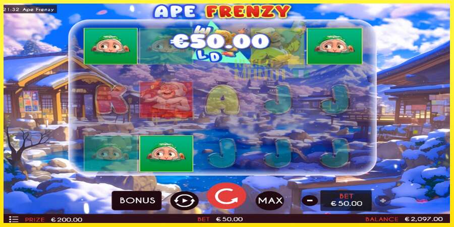 Riktiga pengar med en spelautomat Ape Frenzy, bild 3