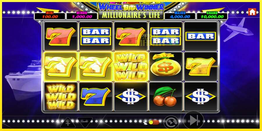 Riktiga pengar med en spelautomat Wheel Big Winner Millionaires Life, bild 4