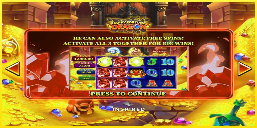 Riktiga pengar med en spelautomat Happy Fortune Dragon, bild 1