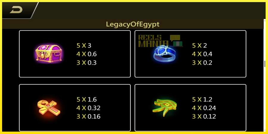 Riktiga pengar med en spelautomat Legacy of Egypt, bild 6