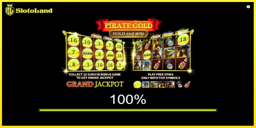 Riktiga pengar med en spelautomat Pirate Gold Hold and Win, bild 1