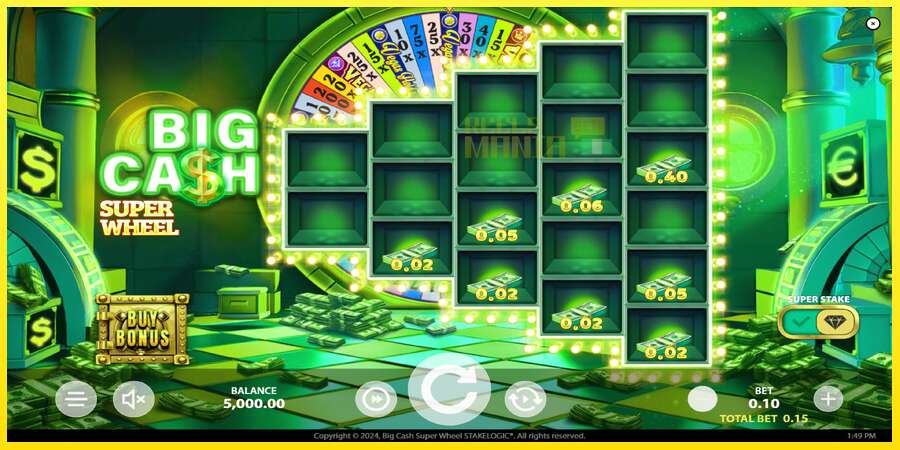 Riktiga pengar med en spelautomat Big Cash Super Wheel, bild 2