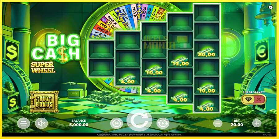 Riktiga pengar med en spelautomat Big Cash Super Wheel, bild 3