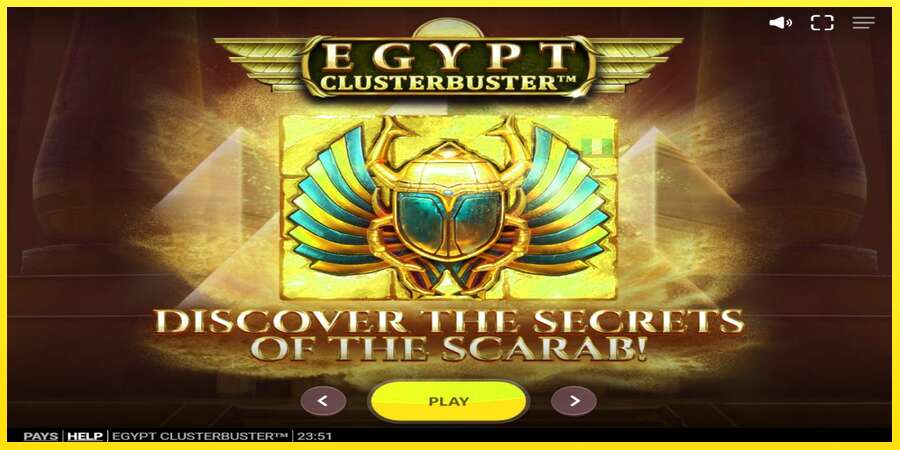 Riktiga pengar med en spelautomat Egypt Clusterbuster, bild 1