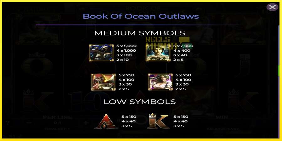 Riktiga pengar med en spelautomat Book of Ocean Outlaws, bild 6