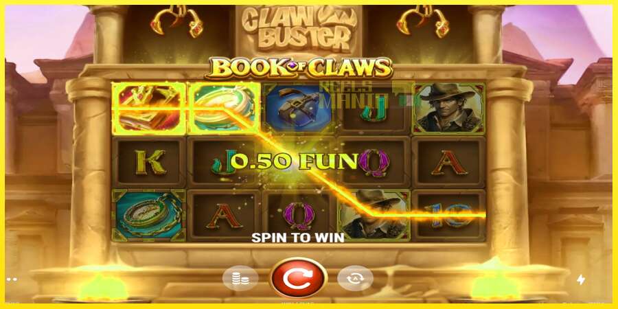 Riktiga pengar med en spelautomat Book of Claws, bild 3