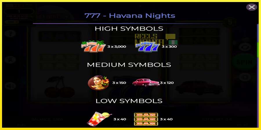 Riktiga pengar med en spelautomat 777 - Havana Nights, bild 5