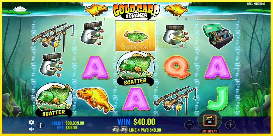 Riktiga pengar med en spelautomat Gold Carp Bonanza, bild 3