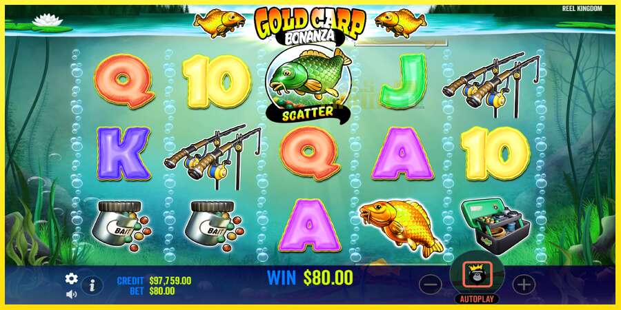 Riktiga pengar med en spelautomat Gold Carp Bonanza, bild 4