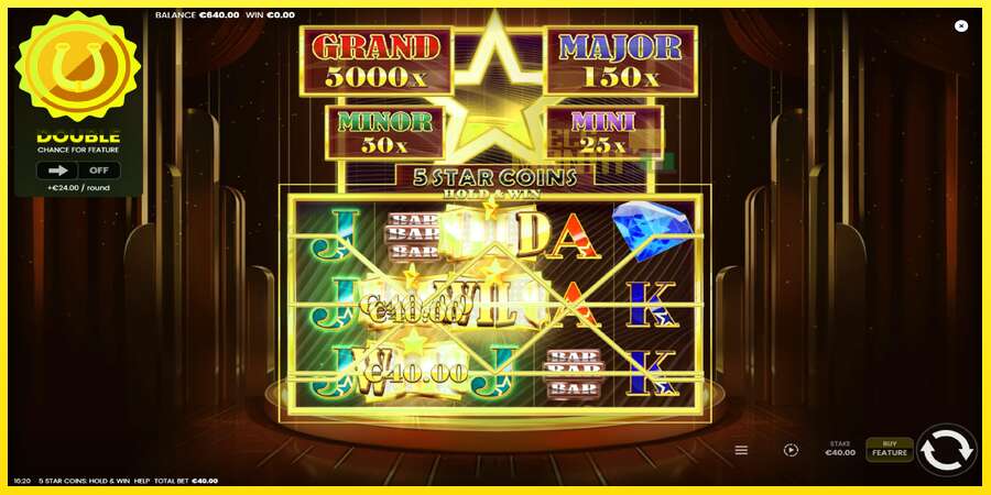 Riktiga pengar med en spelautomat 5 Star Coins: Hold & Win, bild 3