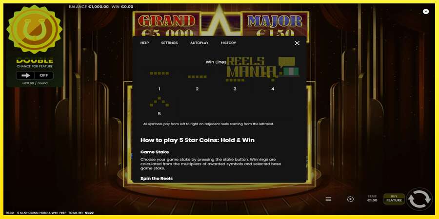 Riktiga pengar med en spelautomat 5 Star Coins: Hold & Win, bild 7