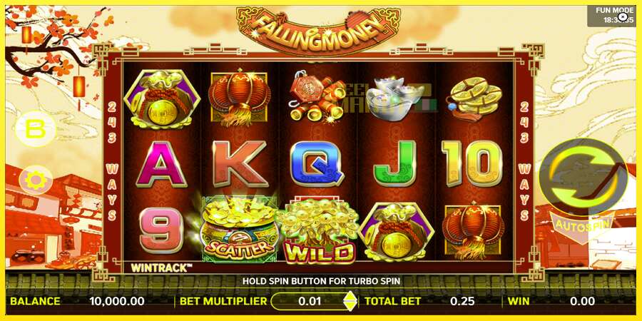 Riktiga pengar med en spelautomat Falling Money, bild 2