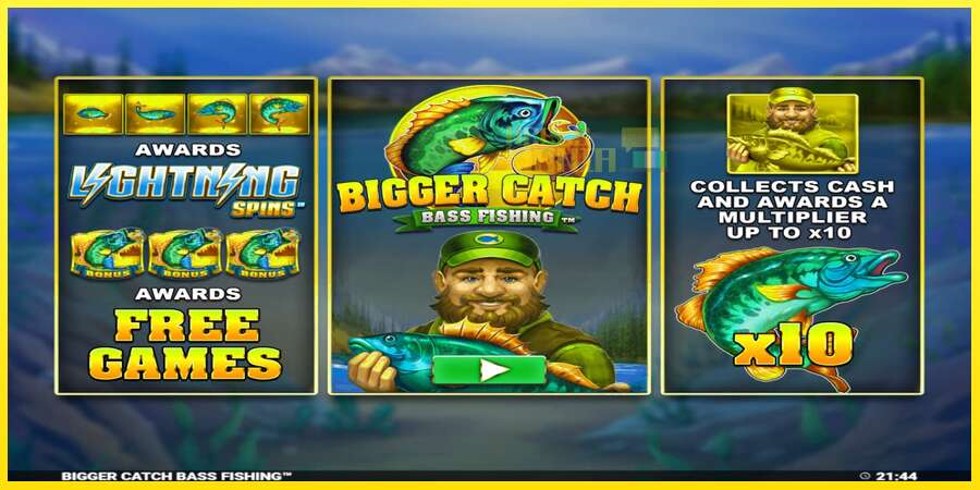 Riktiga pengar med en spelautomat Bigger Catch Bass Fishing, bild 1