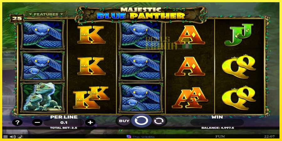 Riktiga pengar med en spelautomat Majestic Blue Panther, bild 2