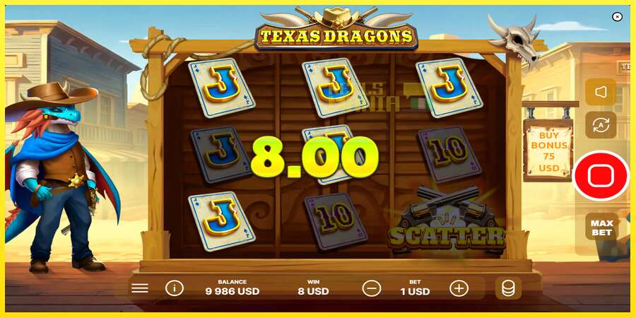 Riktiga pengar med en spelautomat Texas Dragons, bild 3