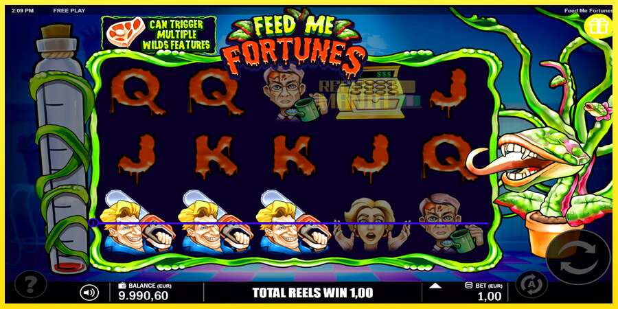 Riktiga pengar med en spelautomat Feed Me Fortunes, bild 3