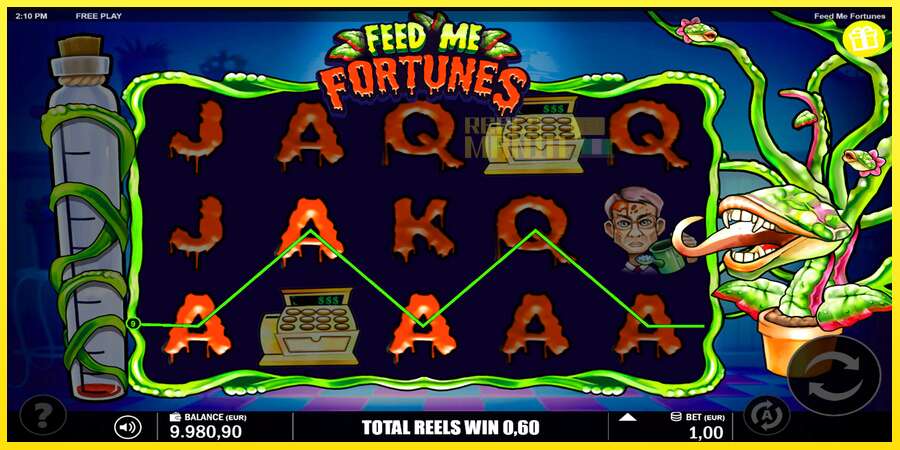 Riktiga pengar med en spelautomat Feed Me Fortunes, bild 5