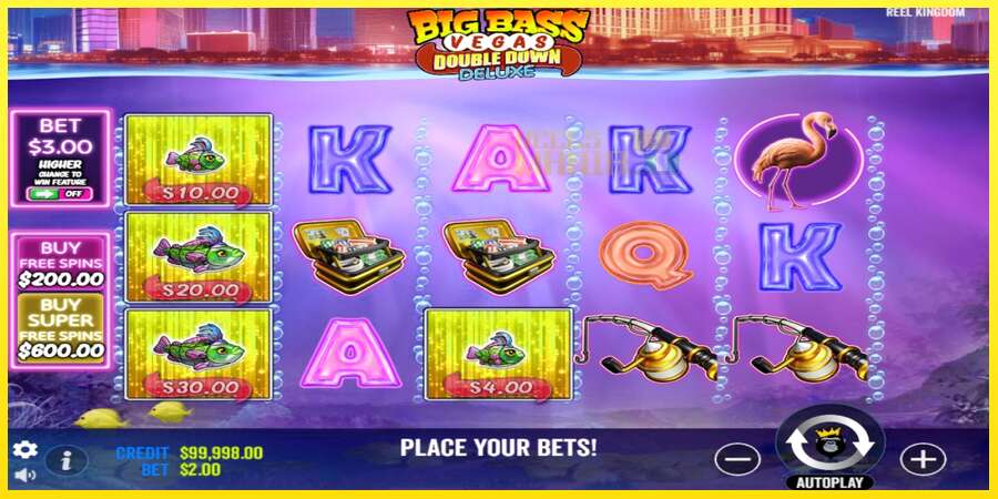 Riktiga pengar med en spelautomat Big Bass Vegas Double Down Deluxe, bild 2