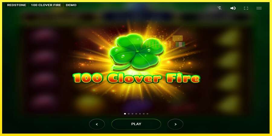 Riktiga pengar med en spelautomat 100 Clover Fire, bild 1