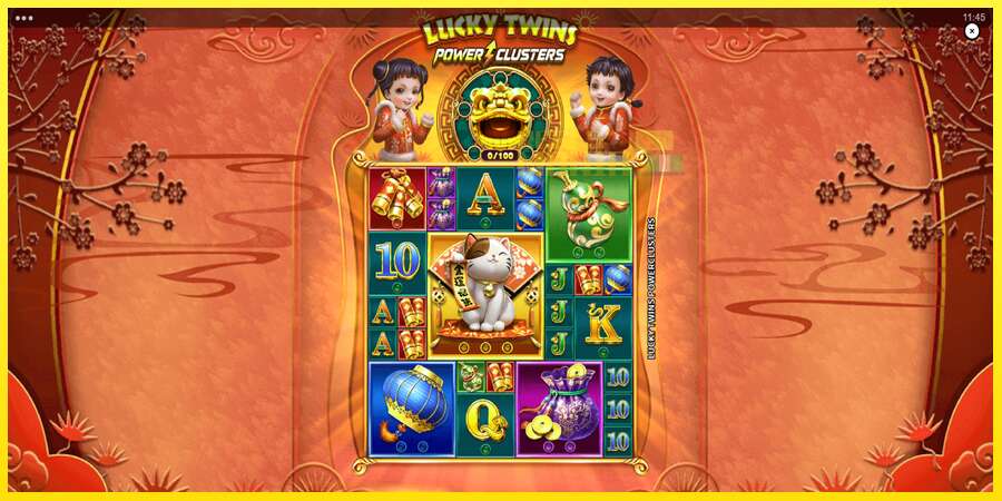 Riktiga pengar med en spelautomat Lucky Twins Power Clusters, bild 1