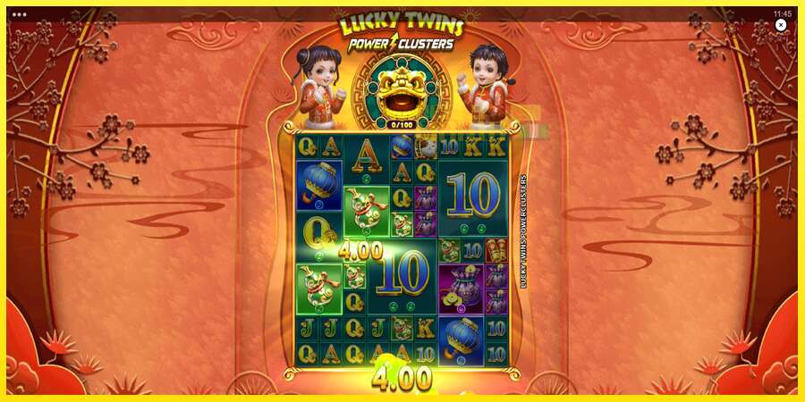 Riktiga pengar med en spelautomat Lucky Twins Power Clusters, bild 2