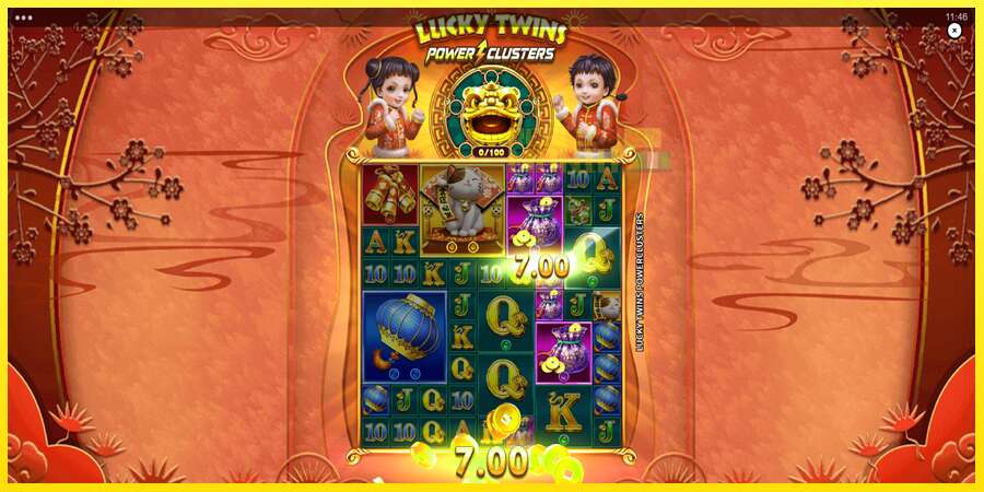 Riktiga pengar med en spelautomat Lucky Twins Power Clusters, bild 3