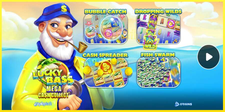 Riktiga pengar med en spelautomat Lucky Bass Mega Cash Collect, bild 1