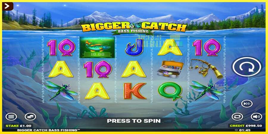 Riktiga pengar med en spelautomat Bigger Catch Bass Fishing Rapid Fire Jackpots, bild 2