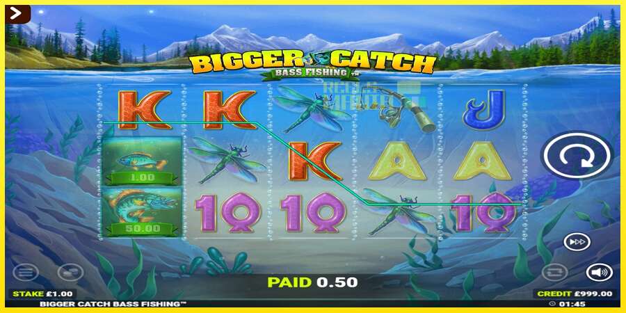 Riktiga pengar med en spelautomat Bigger Catch Bass Fishing Rapid Fire Jackpots, bild 3