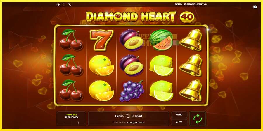 Riktiga pengar med en spelautomat Diamond Heart 40, bild 1