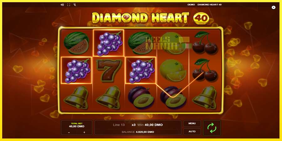 Riktiga pengar med en spelautomat Diamond Heart 40, bild 2