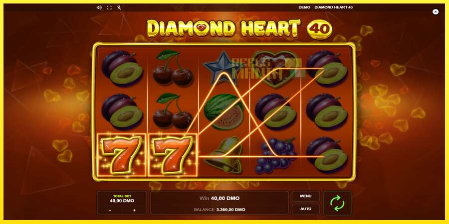 Riktiga pengar med en spelautomat Diamond Heart 40, bild 4