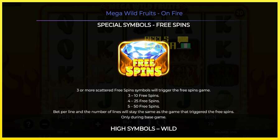 Riktiga pengar med en spelautomat Mega Wild Fruits - On Fire, bild 5