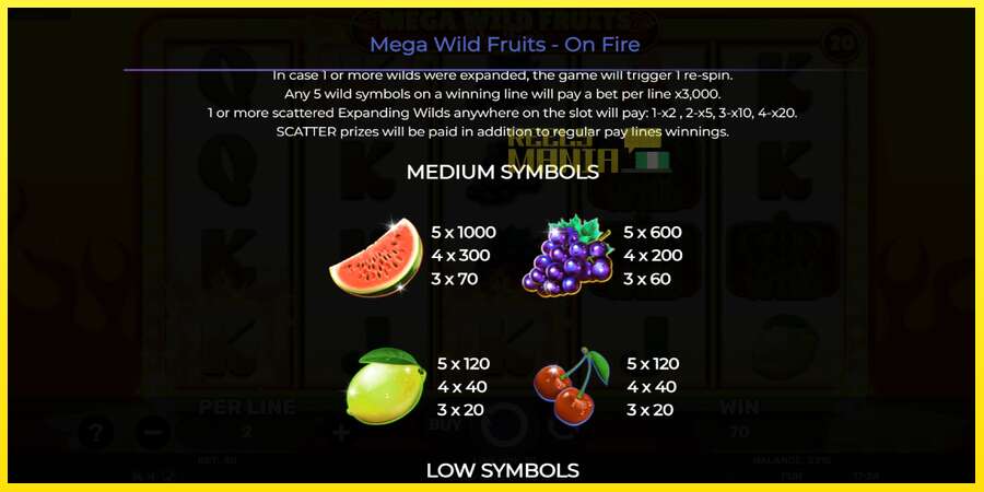 Riktiga pengar med en spelautomat Mega Wild Fruits - On Fire, bild 6