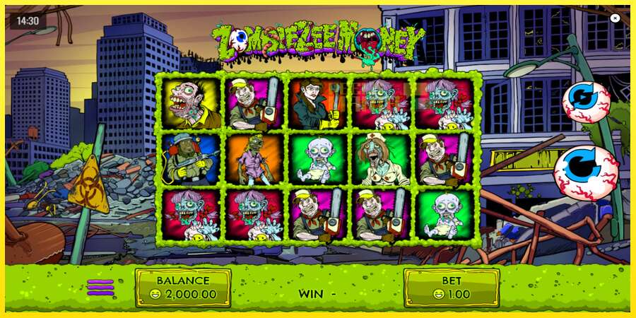 Riktiga pengar med en spelautomat Zombiezee Money, bild 1