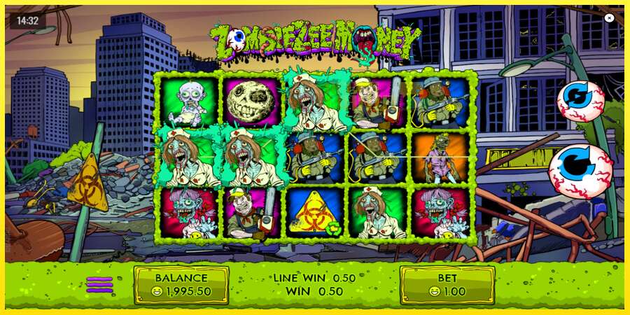 Riktiga pengar med en spelautomat Zombiezee Money, bild 2