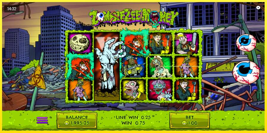 Riktiga pengar med en spelautomat Zombiezee Money, bild 3