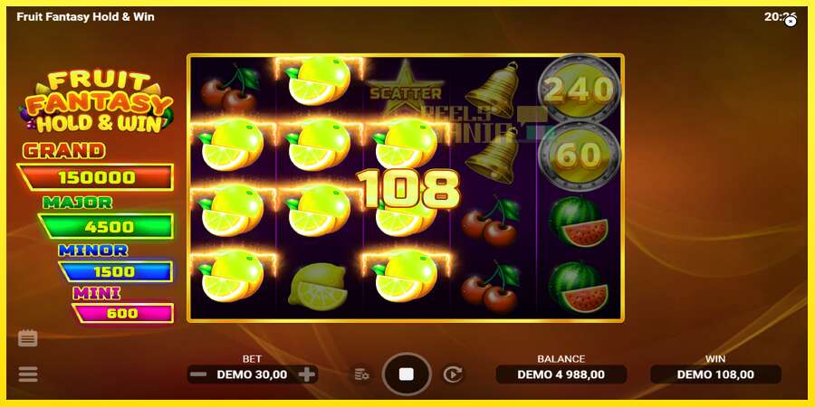 Riktiga pengar med en spelautomat Fruit Fantasy Hold & Win, bild 3