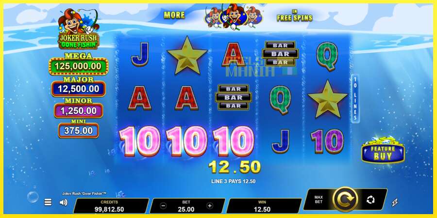 Riktiga pengar med en spelautomat Joker Rush Gone Fishin, bild 2