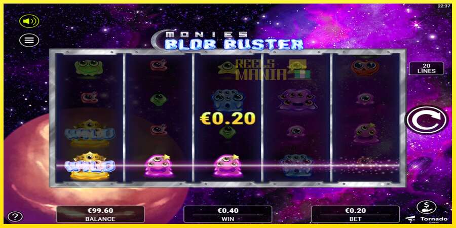 Riktiga pengar med en spelautomat Monies Blob Buster, bild 3