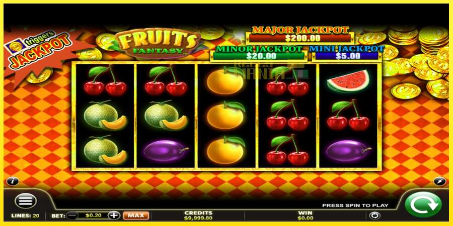 Riktiga pengar med en spelautomat Fruits Fantasy, bild 2