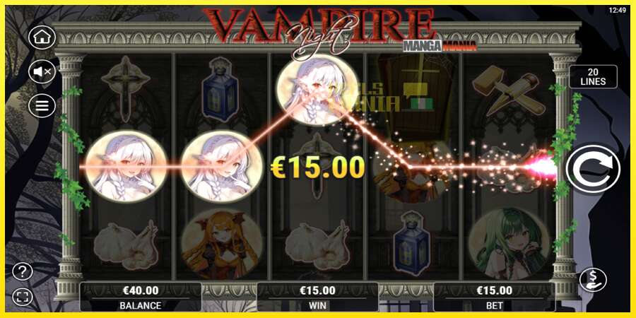 Riktiga pengar med en spelautomat Vampire Night, bild 3