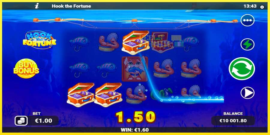 Riktiga pengar med en spelautomat Hook the Fortune, bild 3