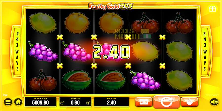 Riktiga pengar med en spelautomat Fruity Gold 243, bild 2