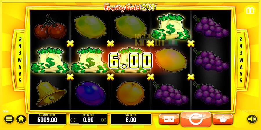 Riktiga pengar med en spelautomat Fruity Gold 243, bild 4