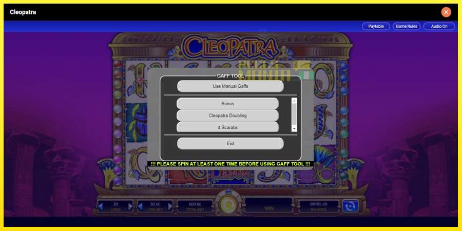 Riktiga pengar med en spelautomat Cleopatra, bild 5