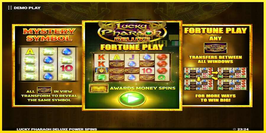 Riktiga pengar med en spelautomat Lucky Pharaoh Deluxe Fortune Play, bild 1